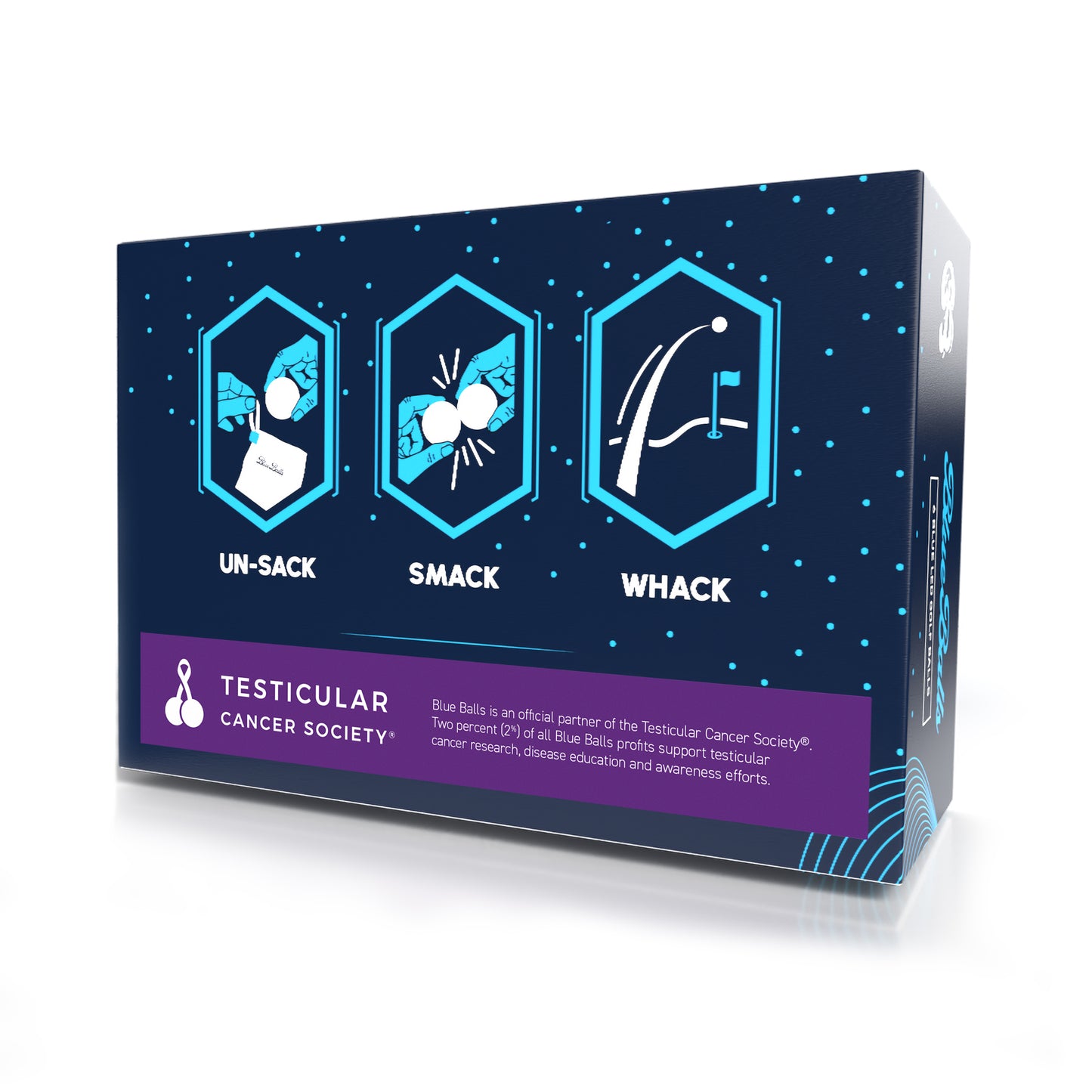 BLUE BALLS LED GOLF BALLS (6-PACK)