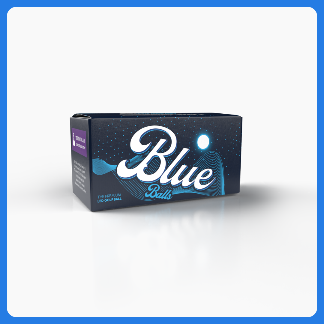 BLUE BALLS LED GOLF BALLS (2-PACK)