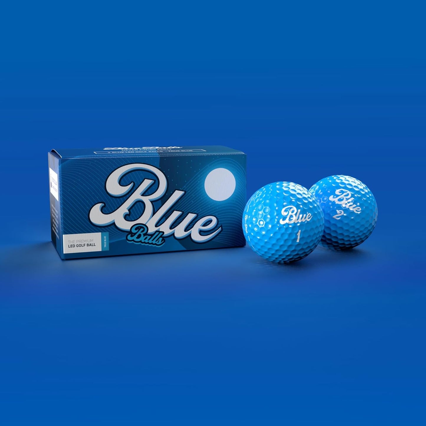 BLUE BALLS LED GOLF BALLS (6-PACK)